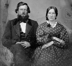 Philip and Mary Lloyd Swanger ca. 1865.